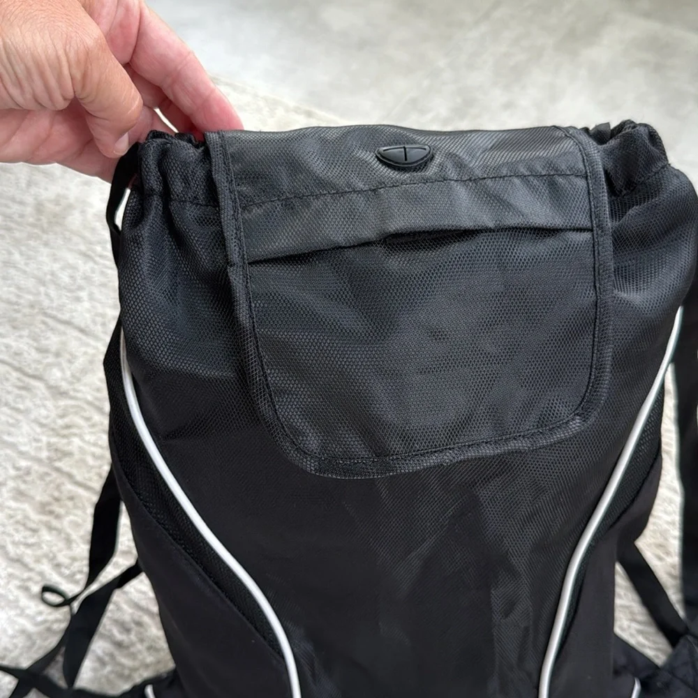 Gently Used - Adidas Black Sling/Backpack Gym- Sport- Travel Bag